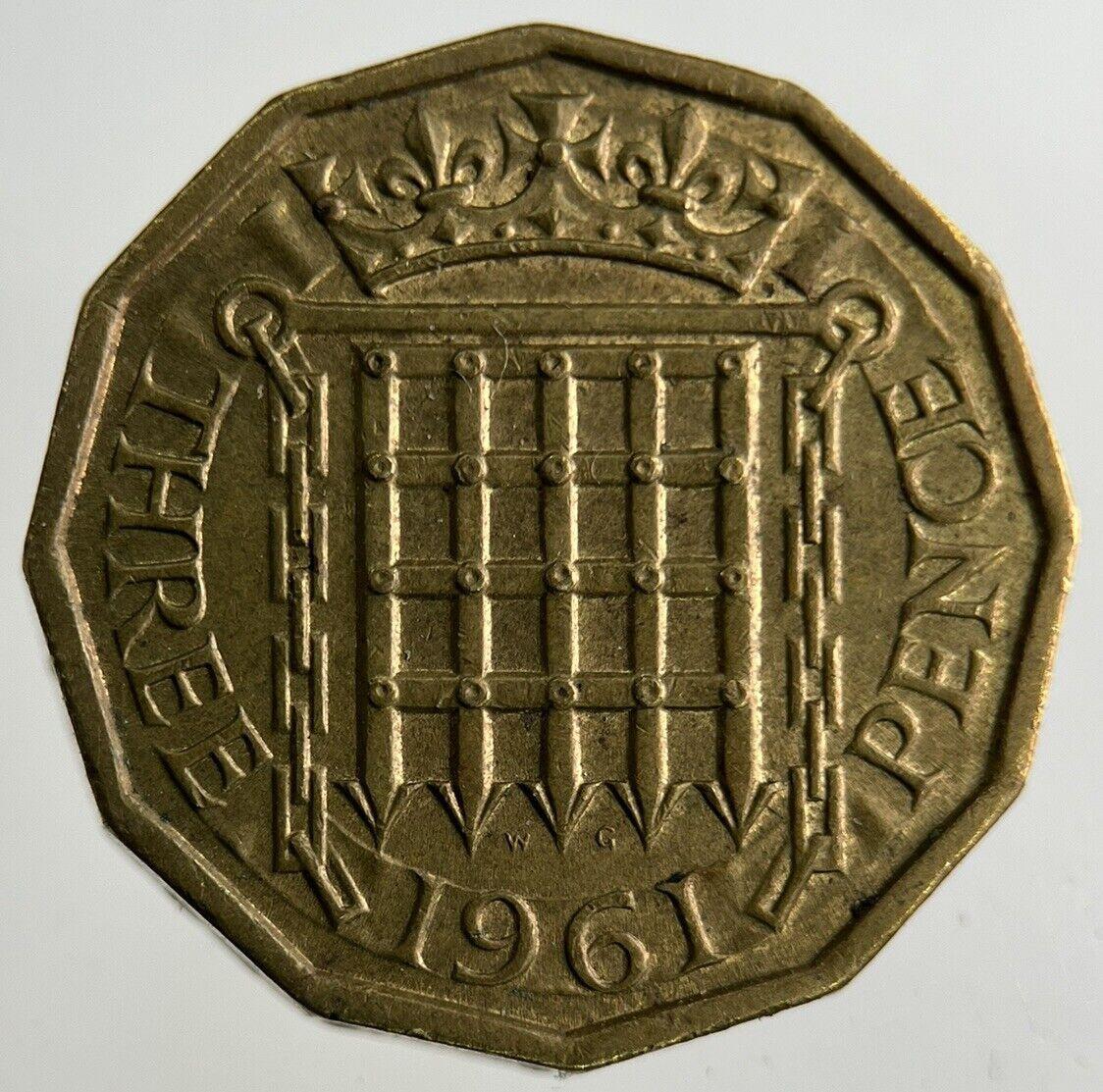 1961 Elizabeth II 2nd Threepence Coin | Very High Grade