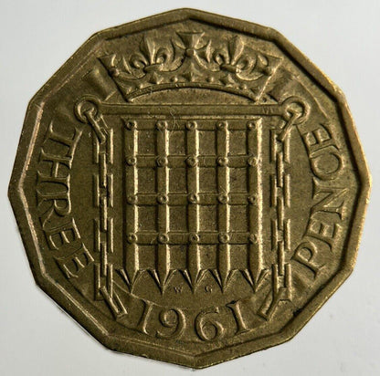 1961 Elizabeth II 2nd Threepence Coin | Very High Grade