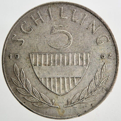 1962 Austria 5 Schilling Silver Coin | Fine Collectable Grade