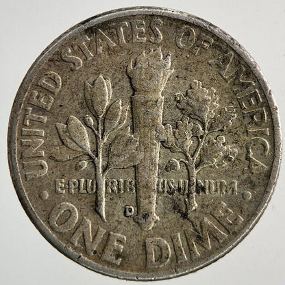 1961-D US USA Roosevelt Dime Silver Coin | Collectable Grade