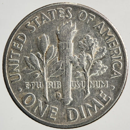 1961-D US USA Roosevelt Dime Silver Coin | Fine Collectable Grade