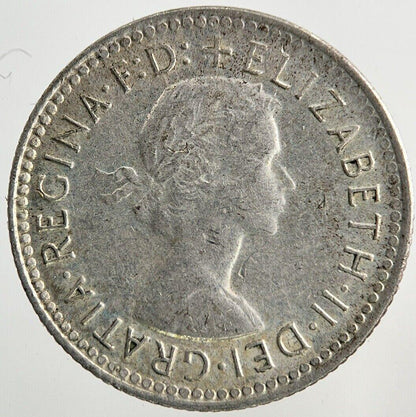 1962 Australia Sixpence Silver Coin | Fine Collectable Grade