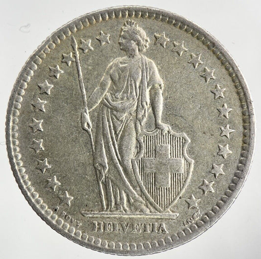 1961 Switzerland Swiss 2 Franc Silver Coin | Fine Collectable Grade