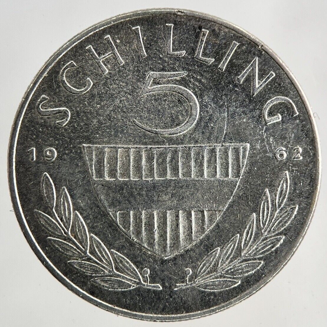 1962 Austria 5 Schilling Silver Coin | Fine Collectable Grade
