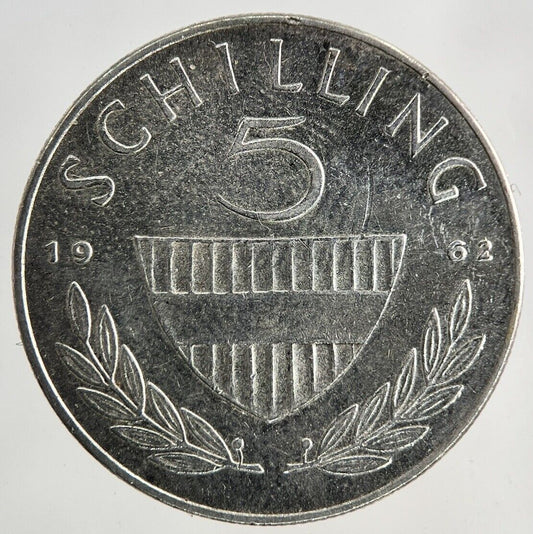 1962 Austria 5 Schilling Silver Coin | Fine Collectable Grade