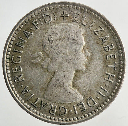 1962 Australia Sixpence Silver Coin | Fine Collectable Grade
