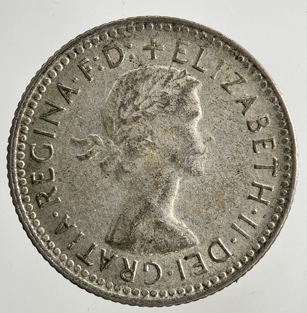 1962 Australia Sixpence Silver Coin | Fine Collectable Grade