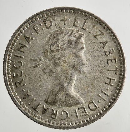 1962 Australia Sixpence Silver Coin | Fine Collectable Grade