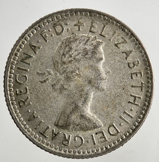 1962 Australia Sixpence Silver Coin | Fine Collectable Grade