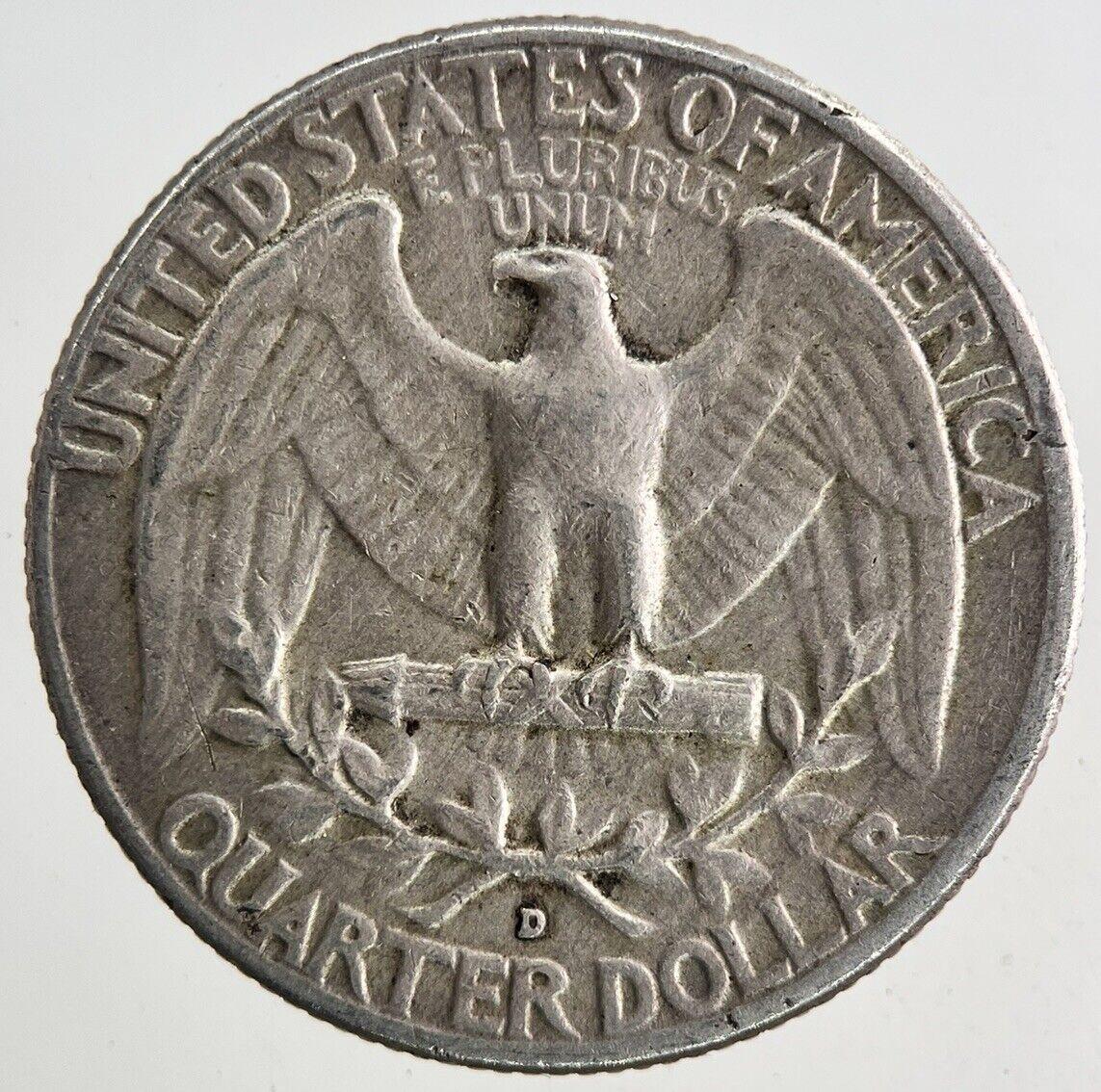 1961-D US USA Quarter Dollar Silver Coin | Very High Grade
