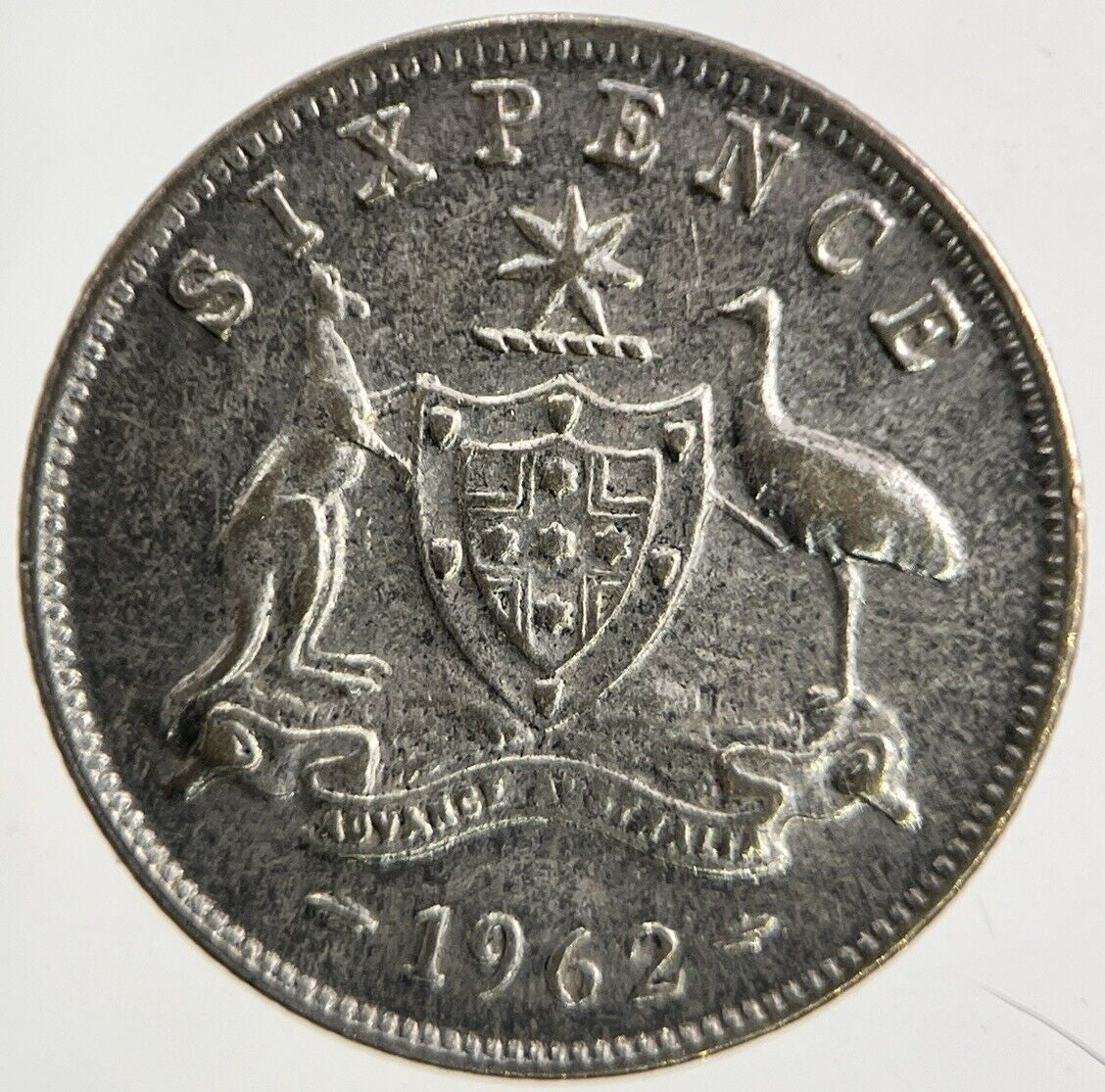 1962 Australia Sixpence Silver Coin | Fine Collectable Grade