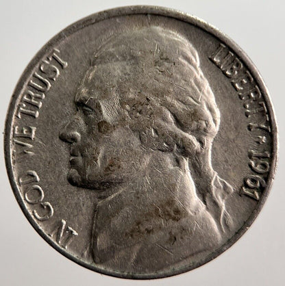 1961 US USA Nickel 5 Cents Coin | Collectable Grade | a1406