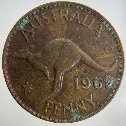 1962 Australia One Penny Coin | Fine Collectable Grade