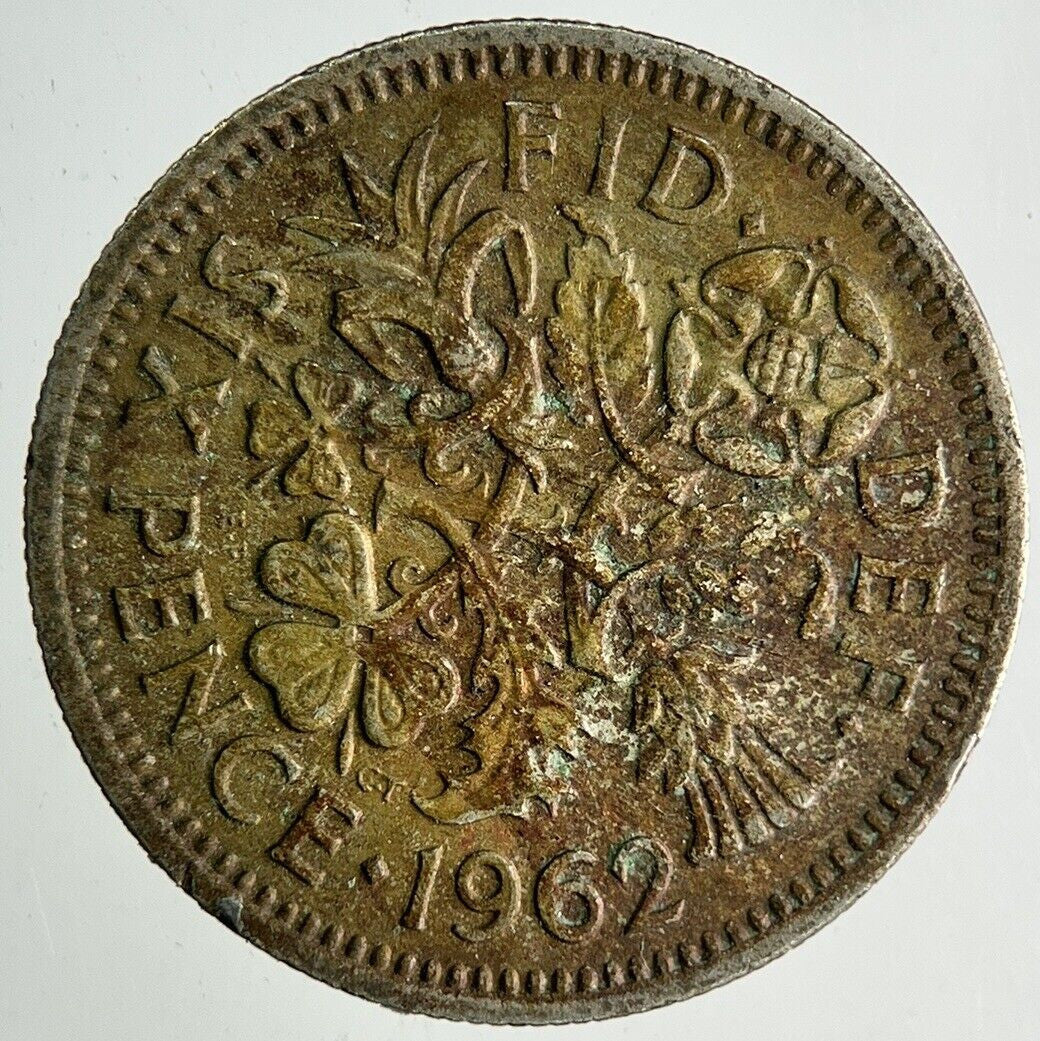 1962 Elizabeth II 2nd Sixpence Coin | Fine Collectable Grade