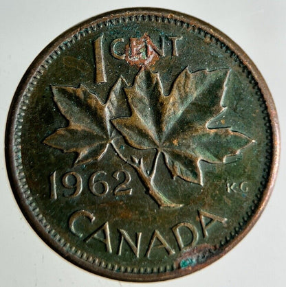 1962 Canada 1 One Cent Coin | Fine Collectable Grade
