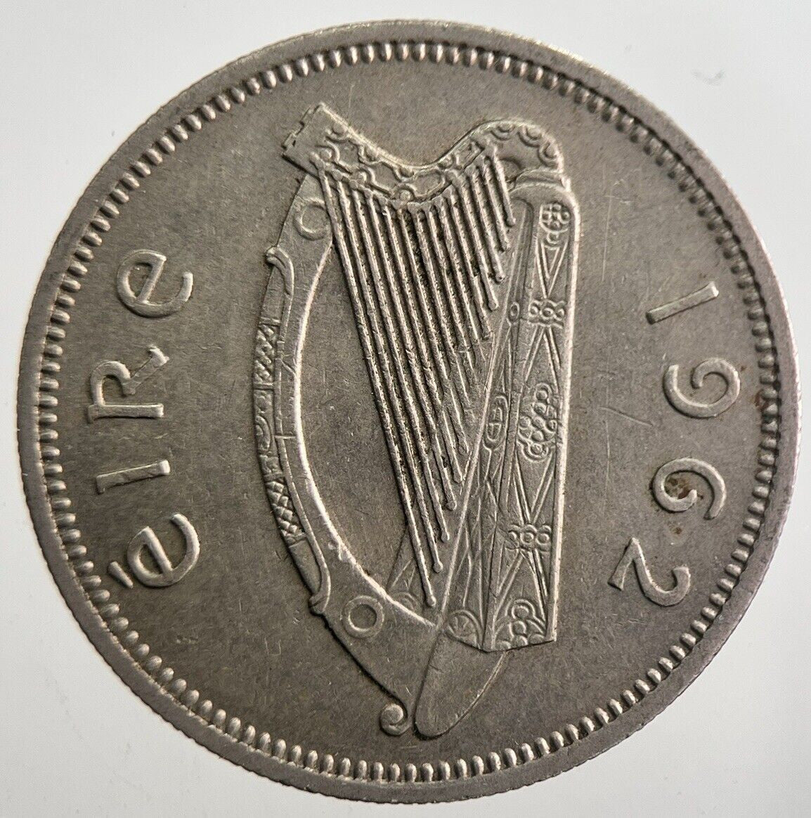1962 Irish Bull Shilling Coin | Very High Grade | a7756