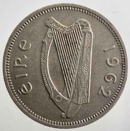 1962 Irish Bull Shilling Coin | Very High Grade | a7756