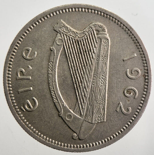 1962 Irish Bull Shilling Coin | Very High Grade | a7756
