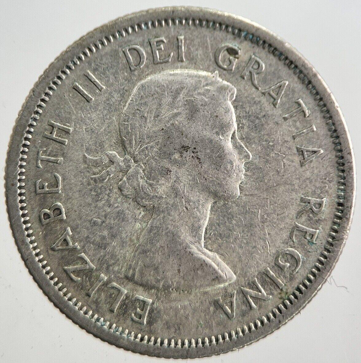 1962 Canada 25 Cents Silver Coin | Fine Collectable Grade | a7630