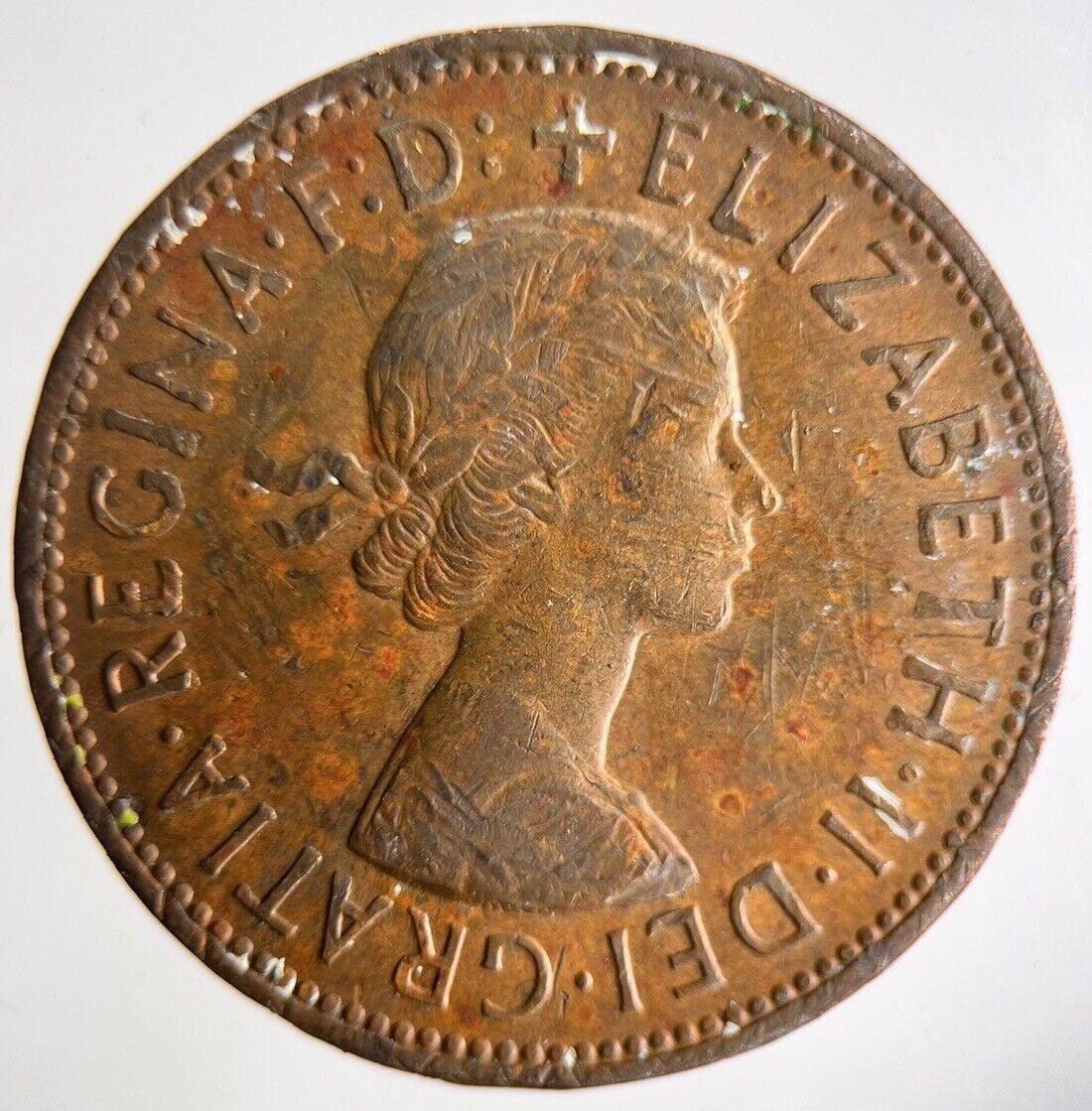 1962 Elizabeth II 2nd One Penny Coin | Fine Collectable Grade