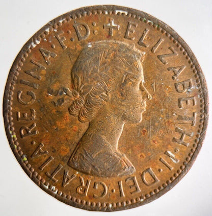 1962 Elizabeth II 2nd One Penny Coin | Fine Collectable Grade