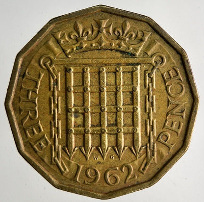 1962 Elizabeth II Brass Threepence Coin | Collectable Grade