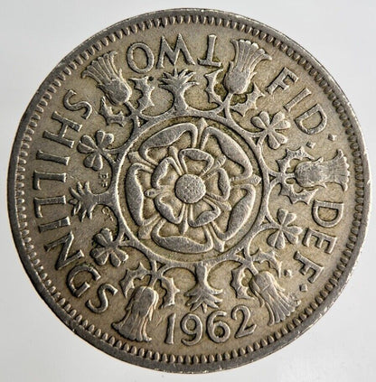 1962 Elizabeth II Florin / 2 Shillings Coin | Fine Collectable Grade