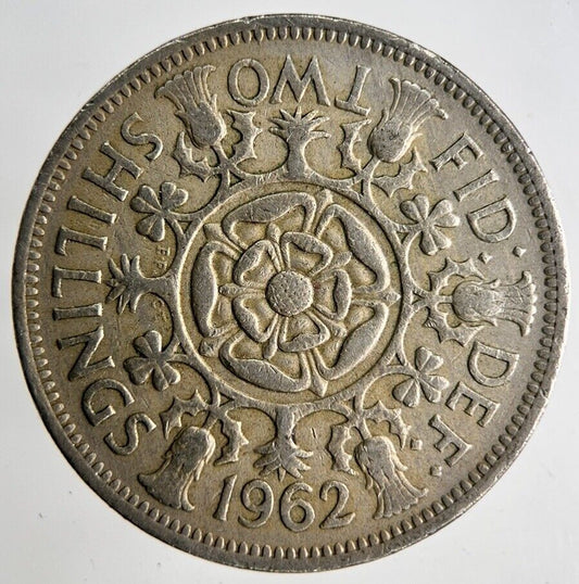 1962 Elizabeth II Florin / 2 Shillings Coin | Fine Collectable Grade
