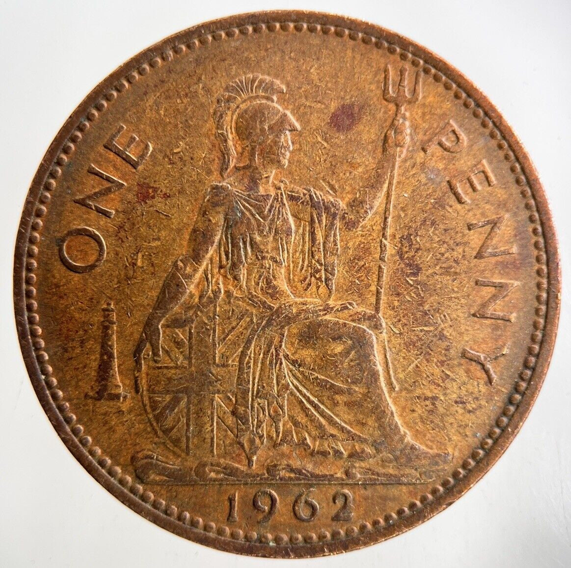 1962 Elizabeth II 2nd One Penny Coin | Very High Grade