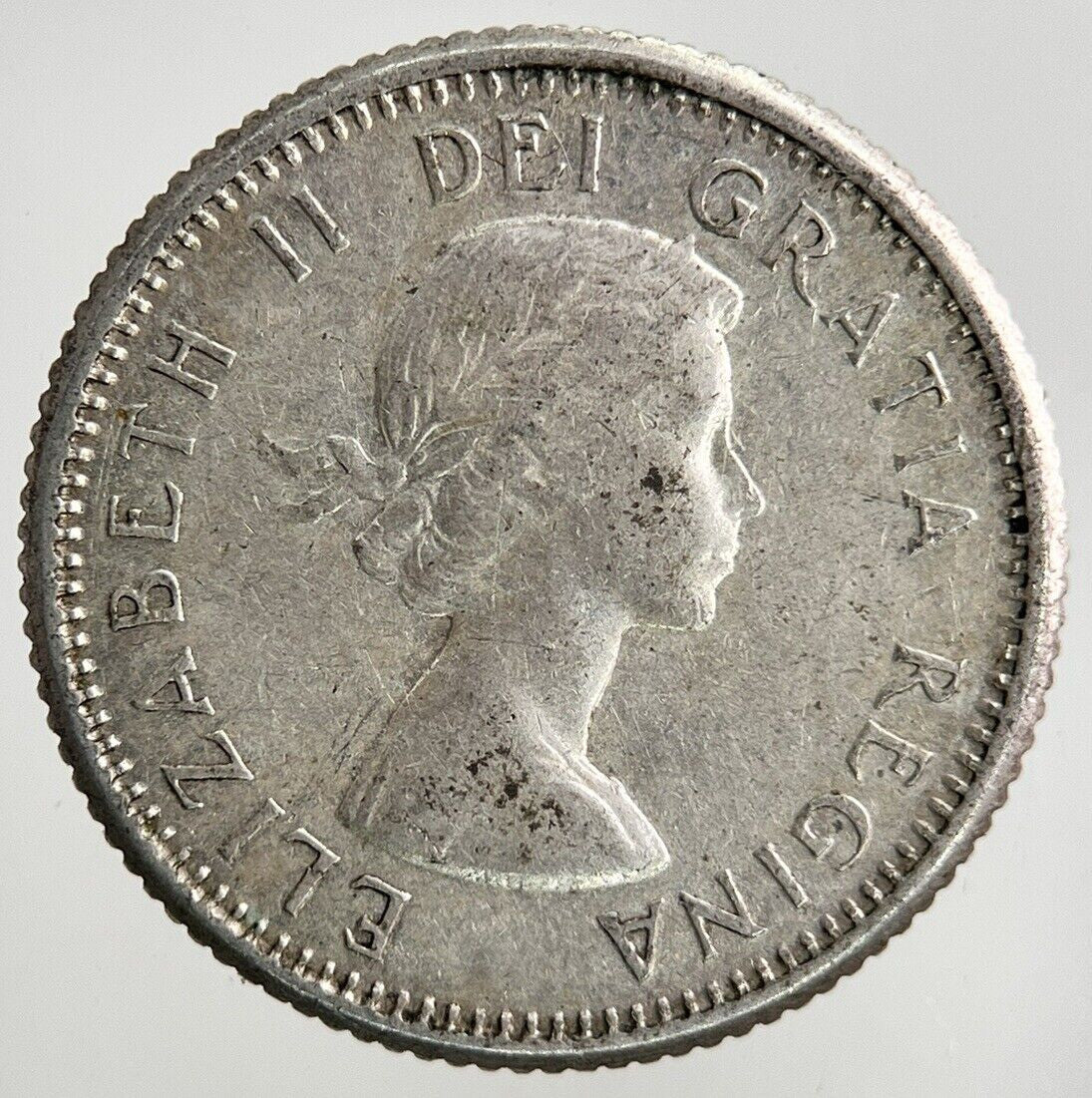 1962 Canada 10 Cents Silver Coin | Fine Collectable Grade