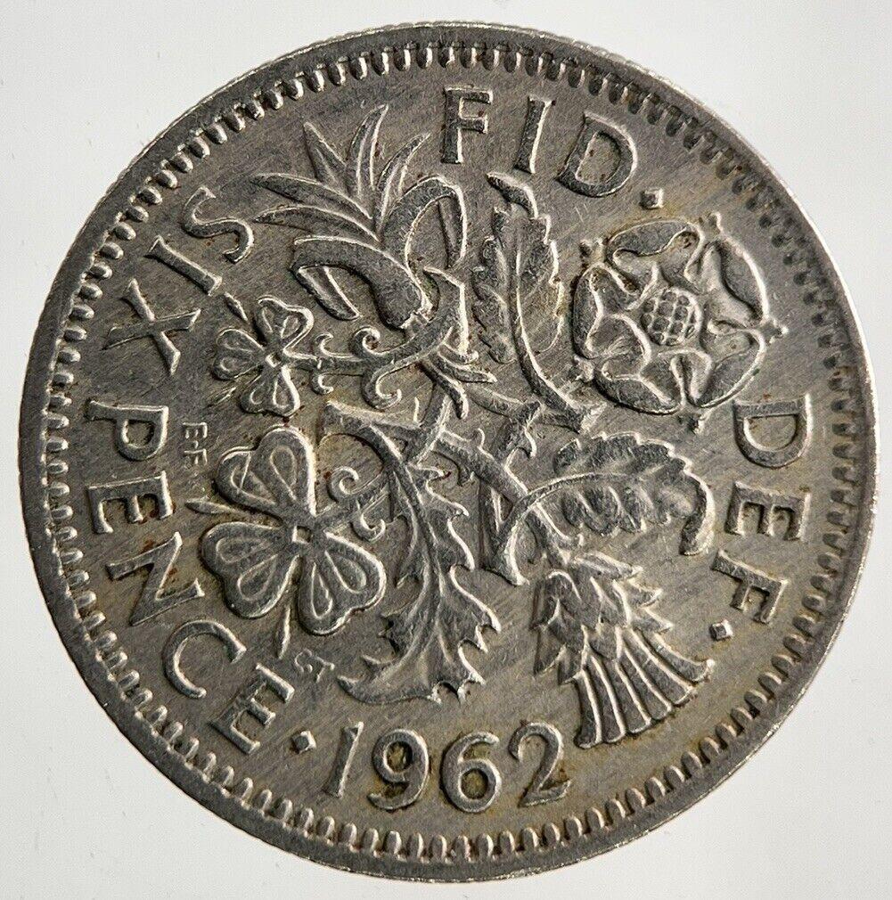 1962 Elizabeth II 2nd Sixpence Coin | Fine Collectable Grade