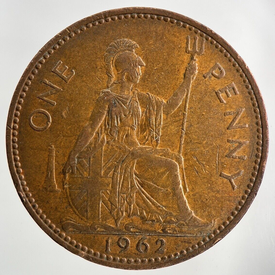 1962 Elizabeth II 2nd One Penny Coin | Fine Collectable Grade
