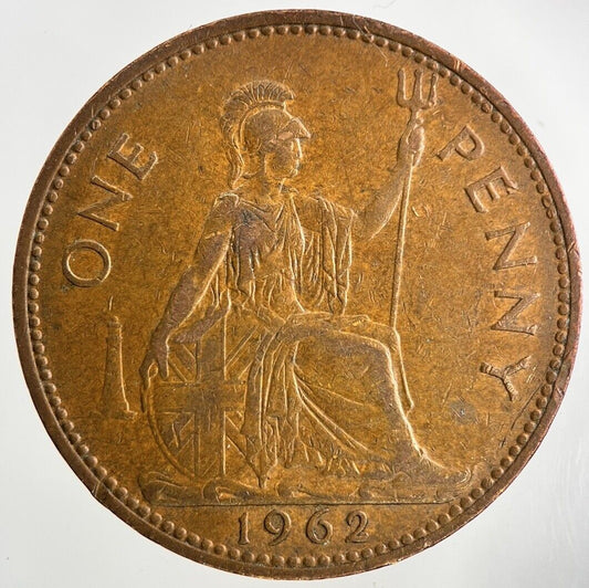 1962 Elizabeth II 2nd One Penny Coin | Fine Collectable Grade
