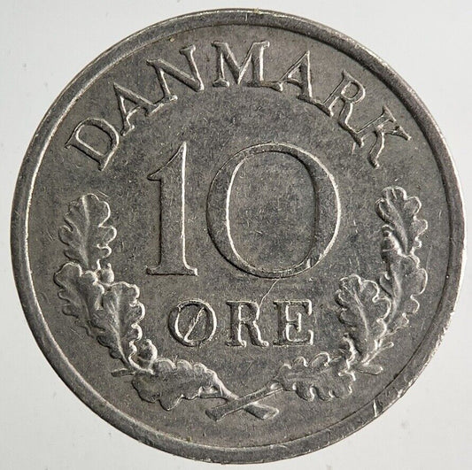 1962 Denmark 10 Ore Coin | Fine Collectable Grade