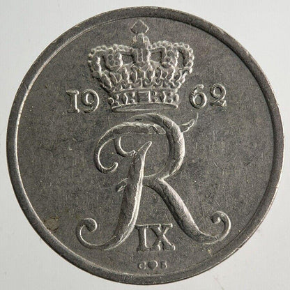 1962 Denmark 10 Ore Coin | Fine Collectable Grade