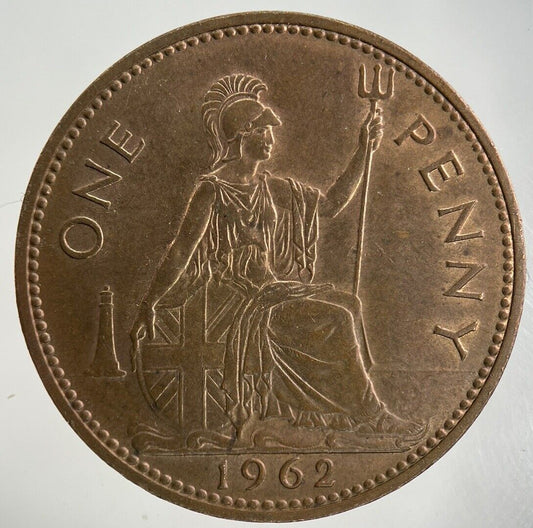 1962 Elizabeth II 2nd One Penny Coin | Very High Grade