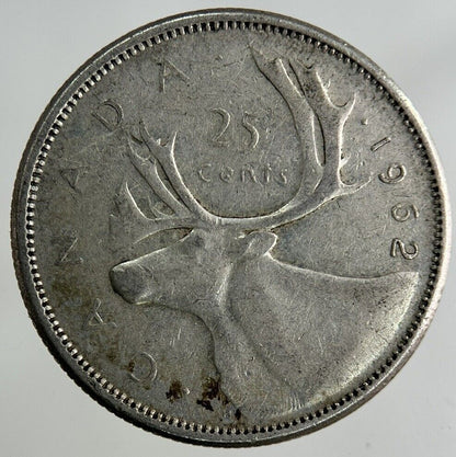 1962 Canada 25 Cents Silver Coin | Collectable Grade