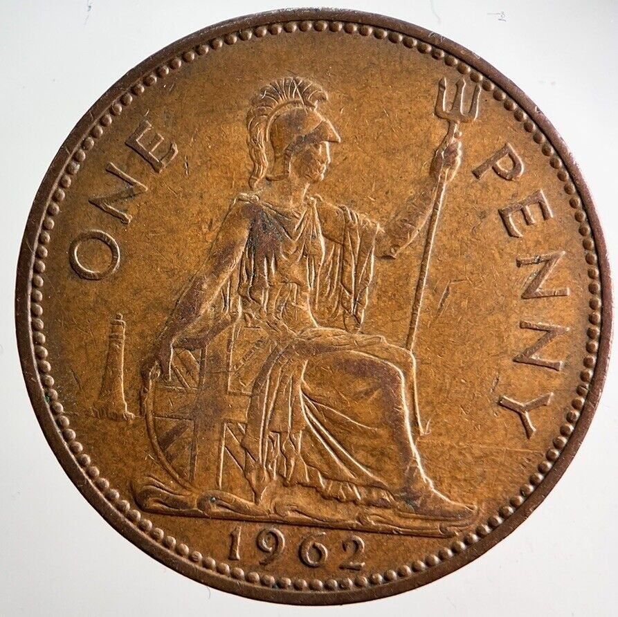 1962 Elizabeth II 2nd One Penny Coin | Very High Grade