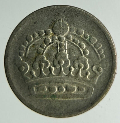 1962 Sweden 10 Ore Silver Coin | Fine Collectable Grade