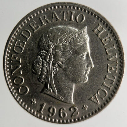 1962 Switzerland 10 Rappen Coin | Very High Grade