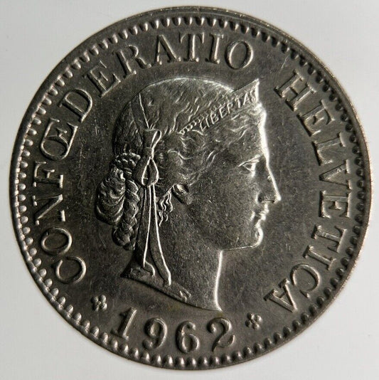 1962 Switzerland 10 Rappen Coin | Very High Grade