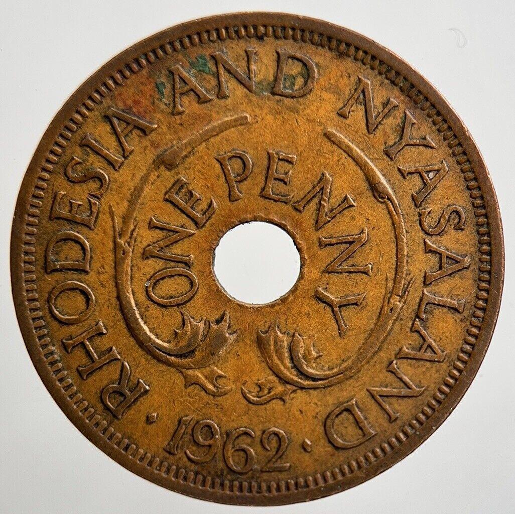 1962 Rhodesia One Penny Coin | Very High Grade | a2126