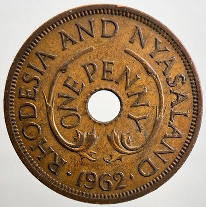 1962 Rhodesia One Penny Coin | Very High Grade | a2125