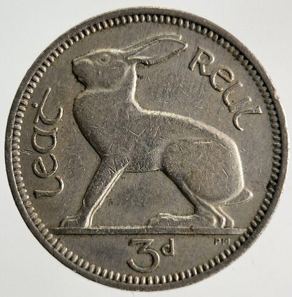 1962 Irish Threepence Rabbit Coin | Fine Collectable Grade