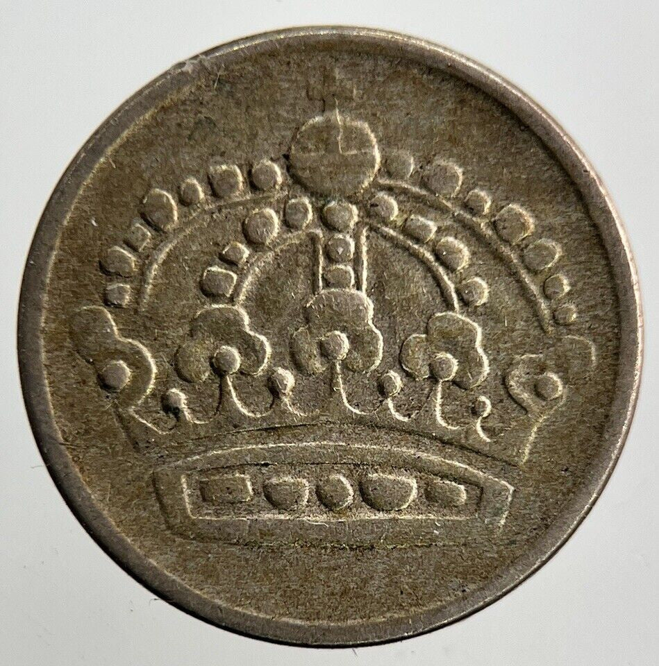 1962 Sweden 10 Ore Silver Coin | Fine Collectable Grade