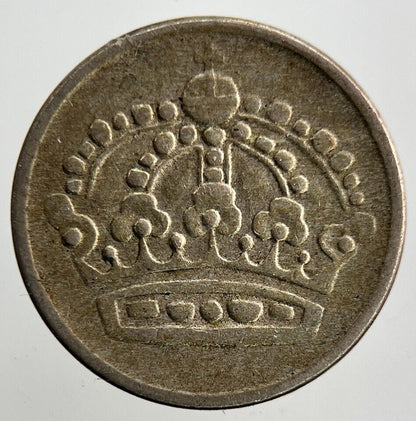 1962 Sweden 10 Ore Silver Coin | Fine Collectable Grade