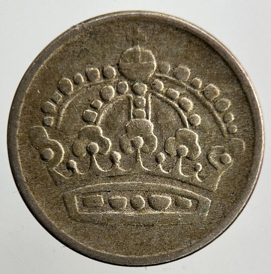 1962 Sweden 10 Ore Silver Coin | Fine Collectable Grade