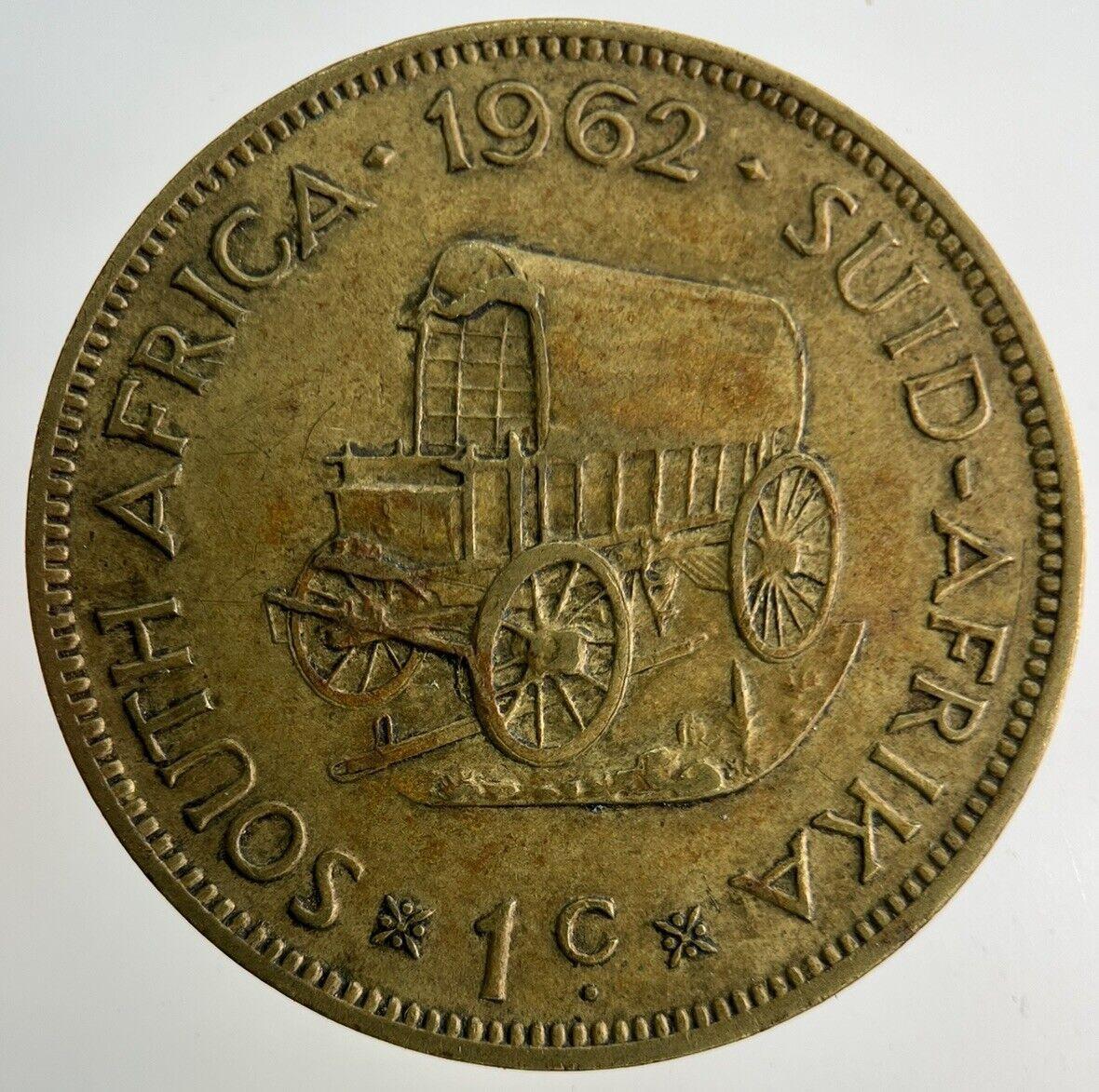 1962 South Africa 1 Cent Coin | Fine Collectable Grade