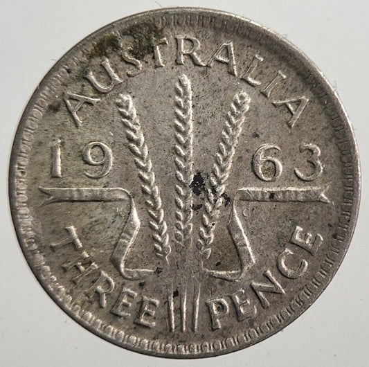1963 Australia Threepence Silver Coin | Collectable Grade | a7750