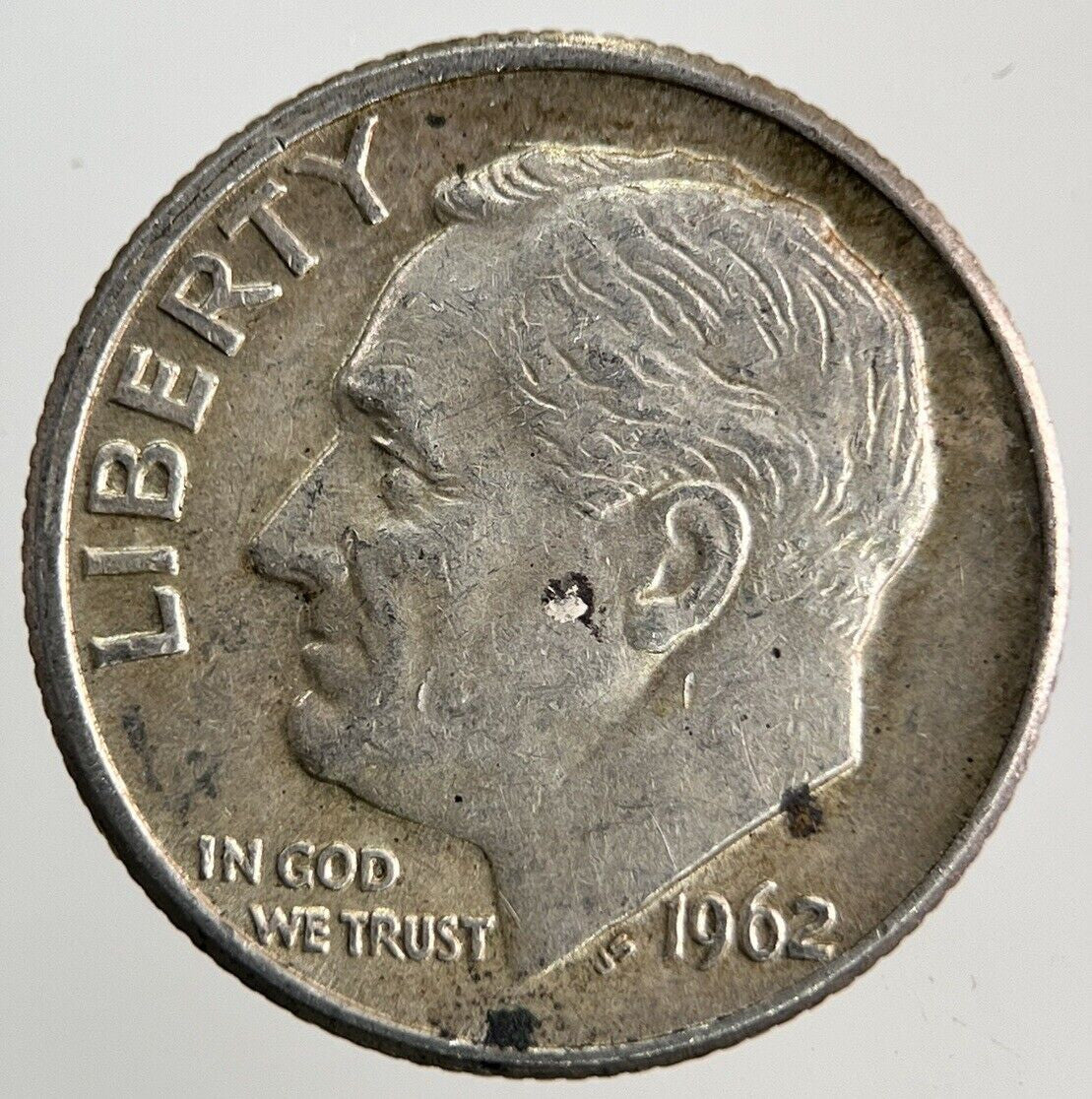 1962-D US USA Roosevelt Dime Silver Coin | Very High Grade